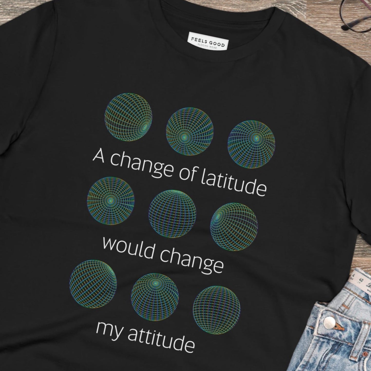 Adventure 'Change Of Latitude' Organic Cotton T-shirt - Destination Tshirt