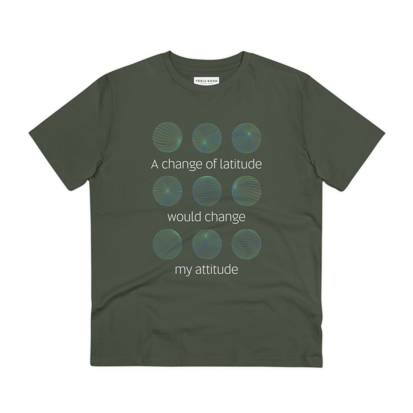 Adventure 'Change Of Latitude' Organic Cotton T-shirt - Destination Tshirt