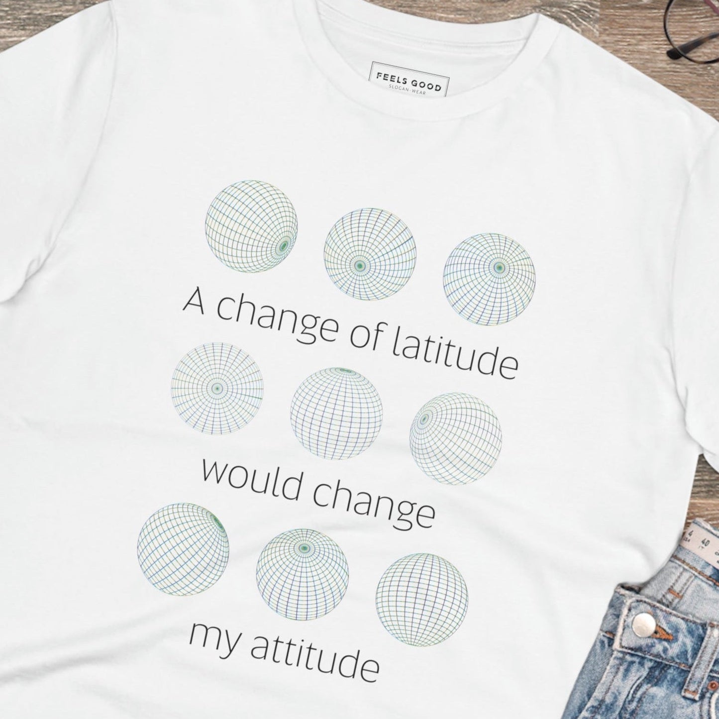 Adventure 'Change Of Latitude' Organic Cotton T-shirt - Destination Tshirt