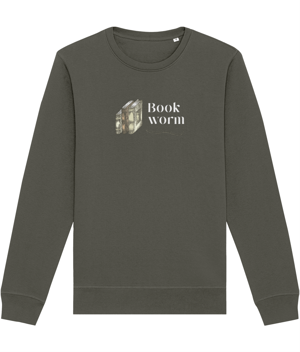 Books 'Bookworm' Organic Cotton Sweatshirt - Book worm