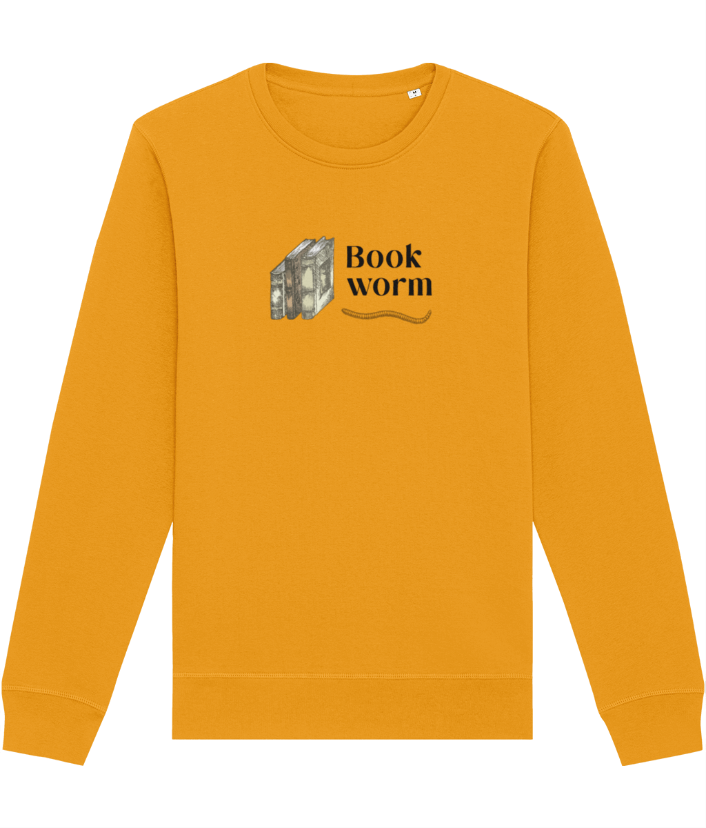 Books 'Bookworm' Organic Cotton Sweatshirt - Book worm