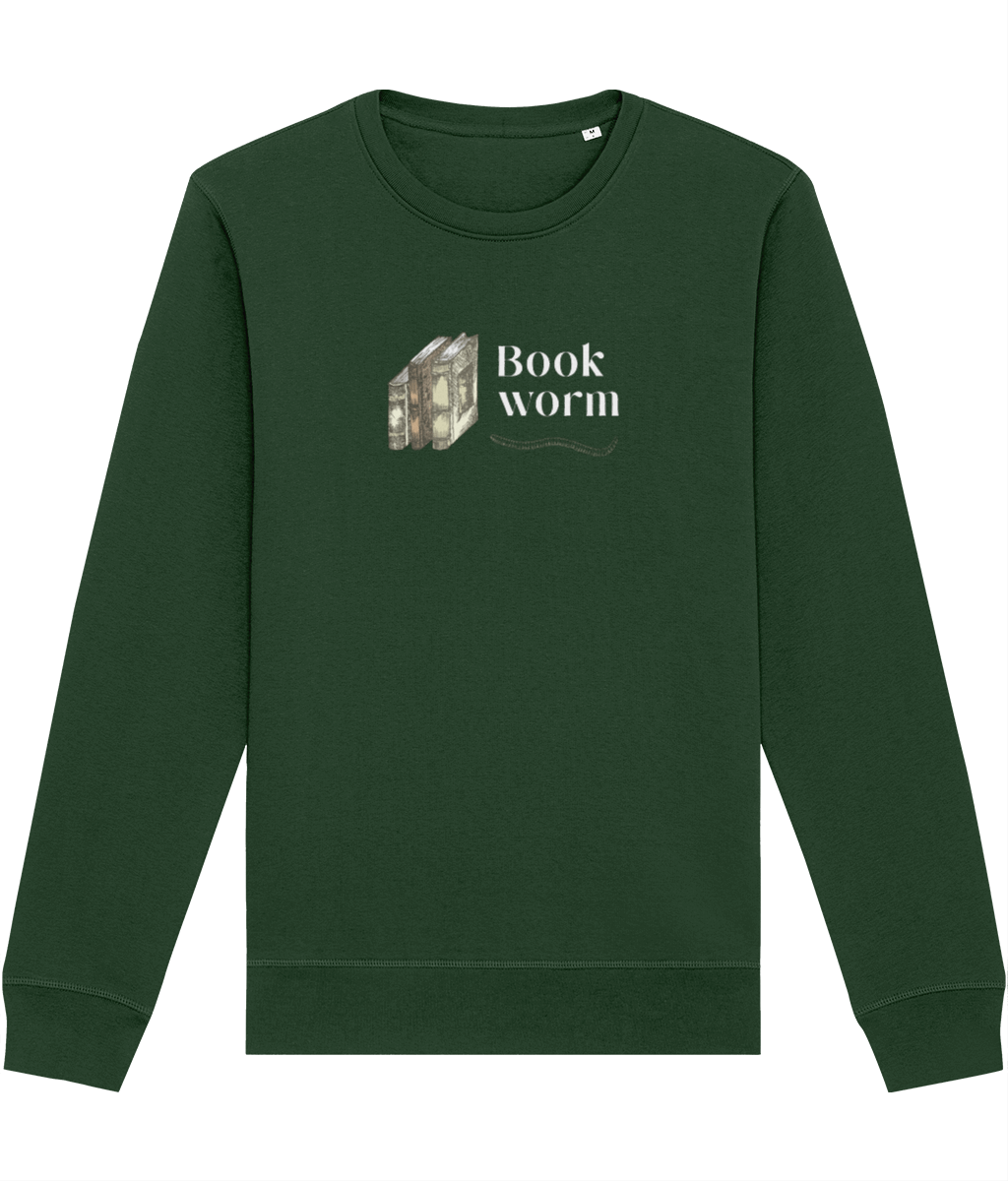 Books 'Bookworm' Organic Cotton Sweatshirt - Book worm