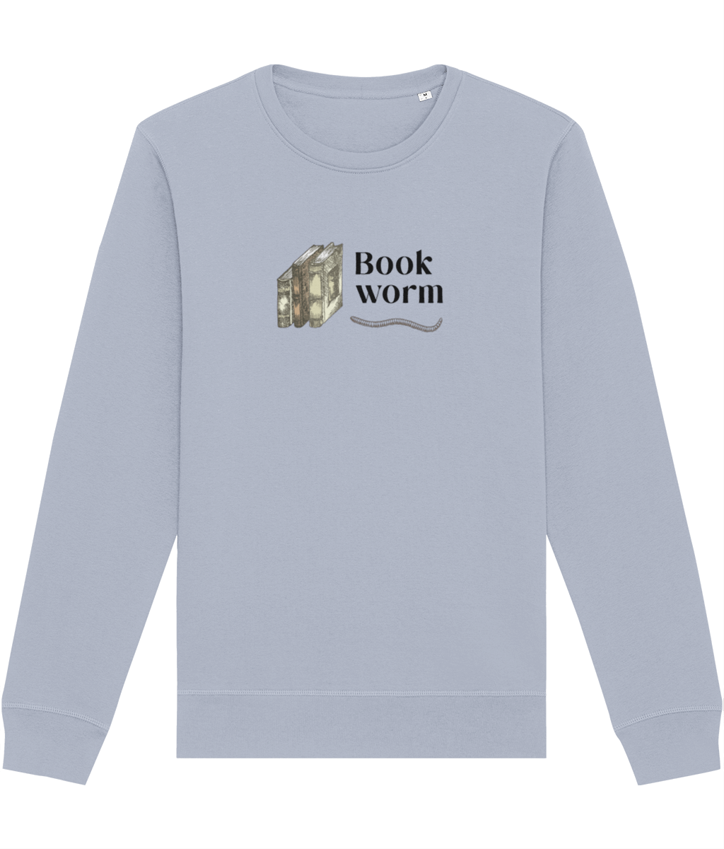 Books 'Bookworm' Organic Cotton Sweatshirt - Book worm