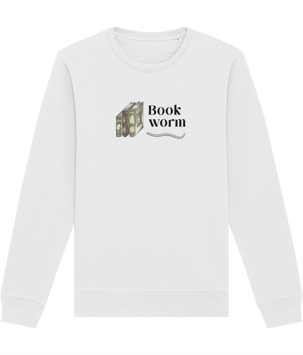 Books 'Bookworm' Organic Cotton Sweatshirt - Book worm