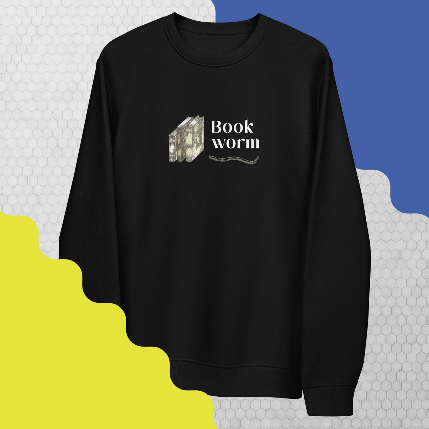 Books 'Bookworm' Organic Cotton Sweatshirt - Book worm