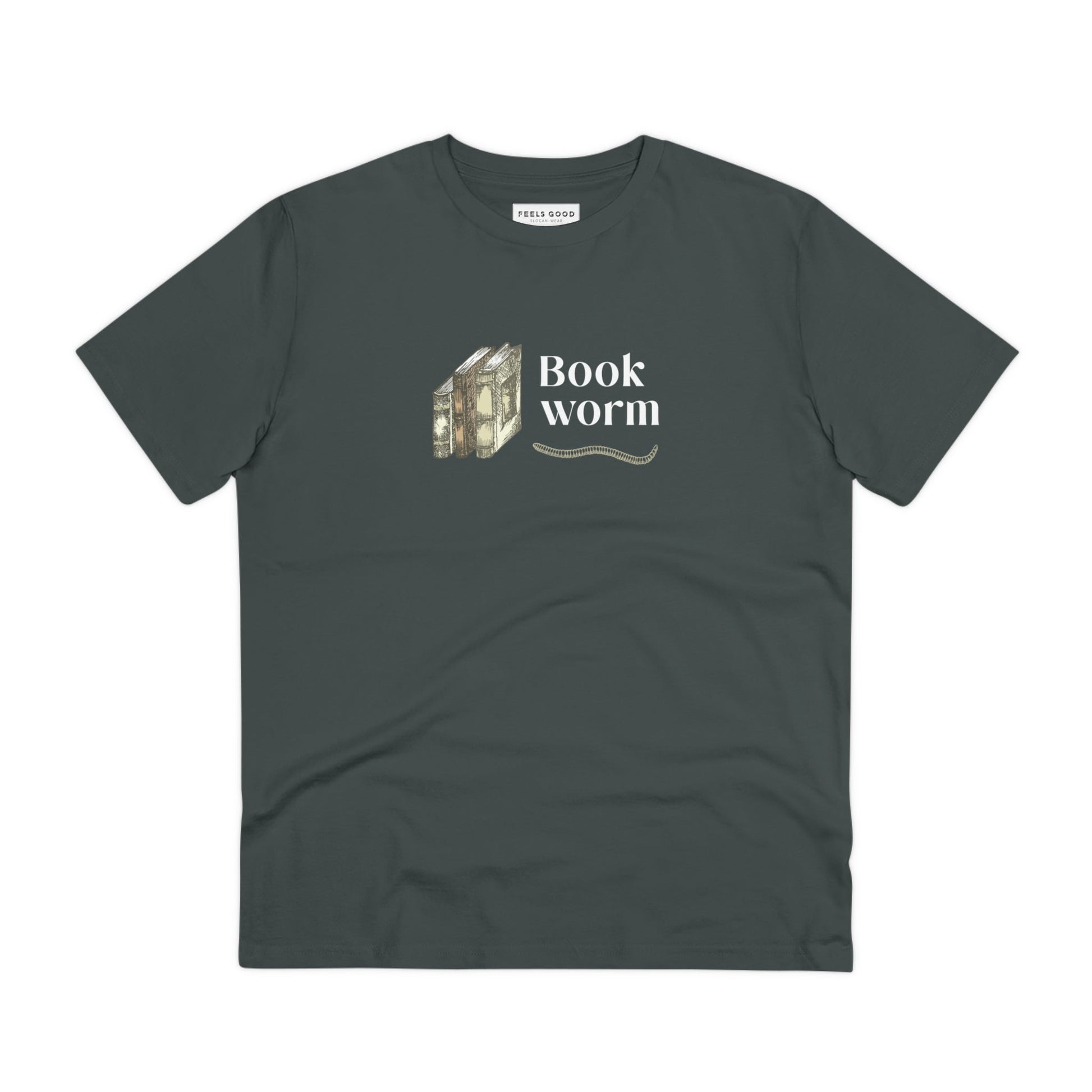 Books 'Bookworm' Organic Cotton T-shirt - Book worm