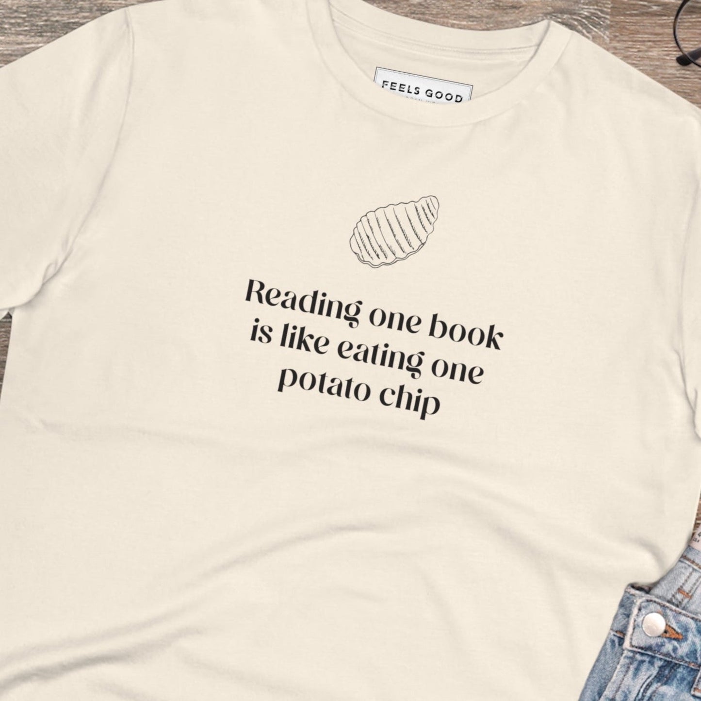 Books 'Can I Have More' Organic Cotton T-shirt - Book worm