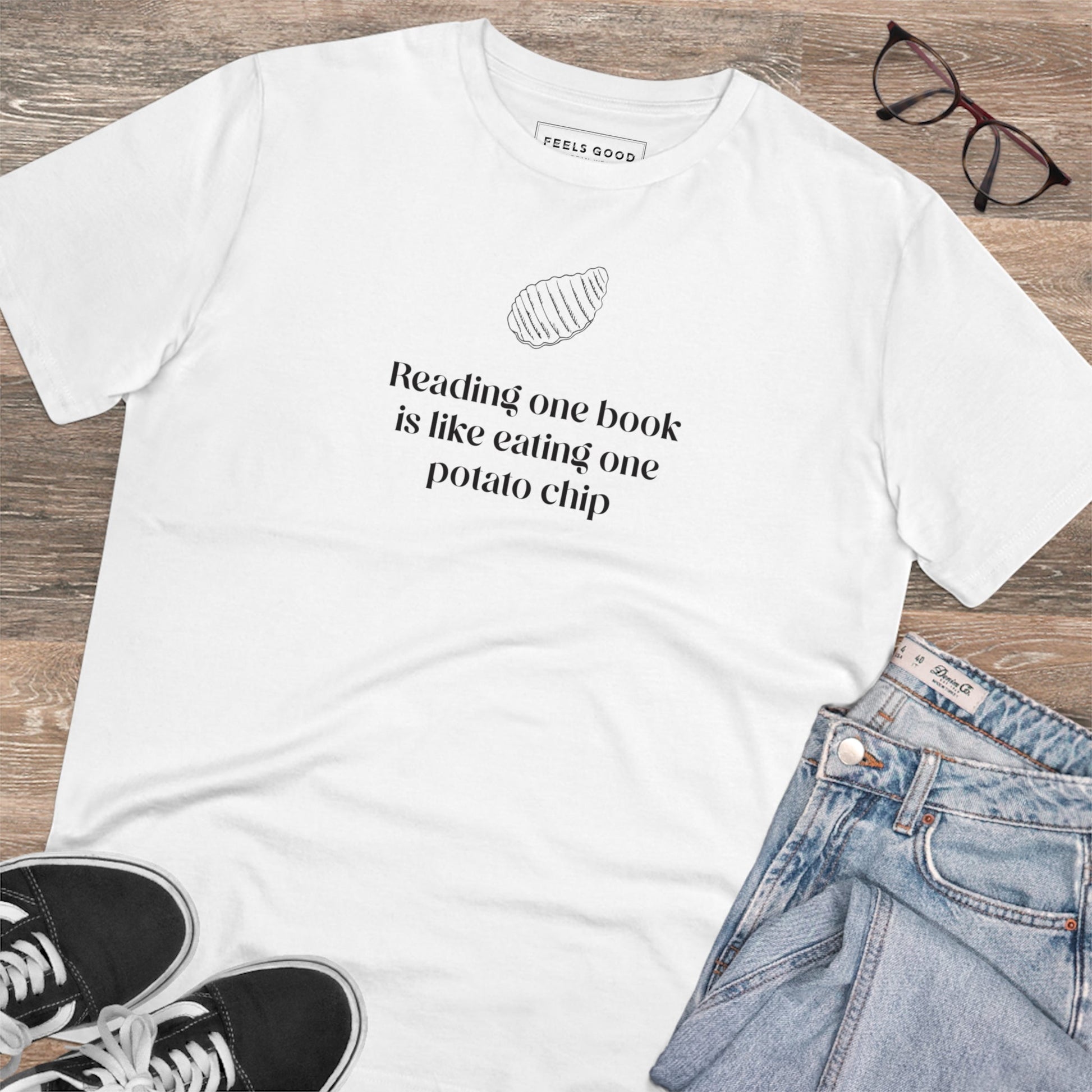 Books 'Can I Have More' Organic Cotton T-shirt - Book worm