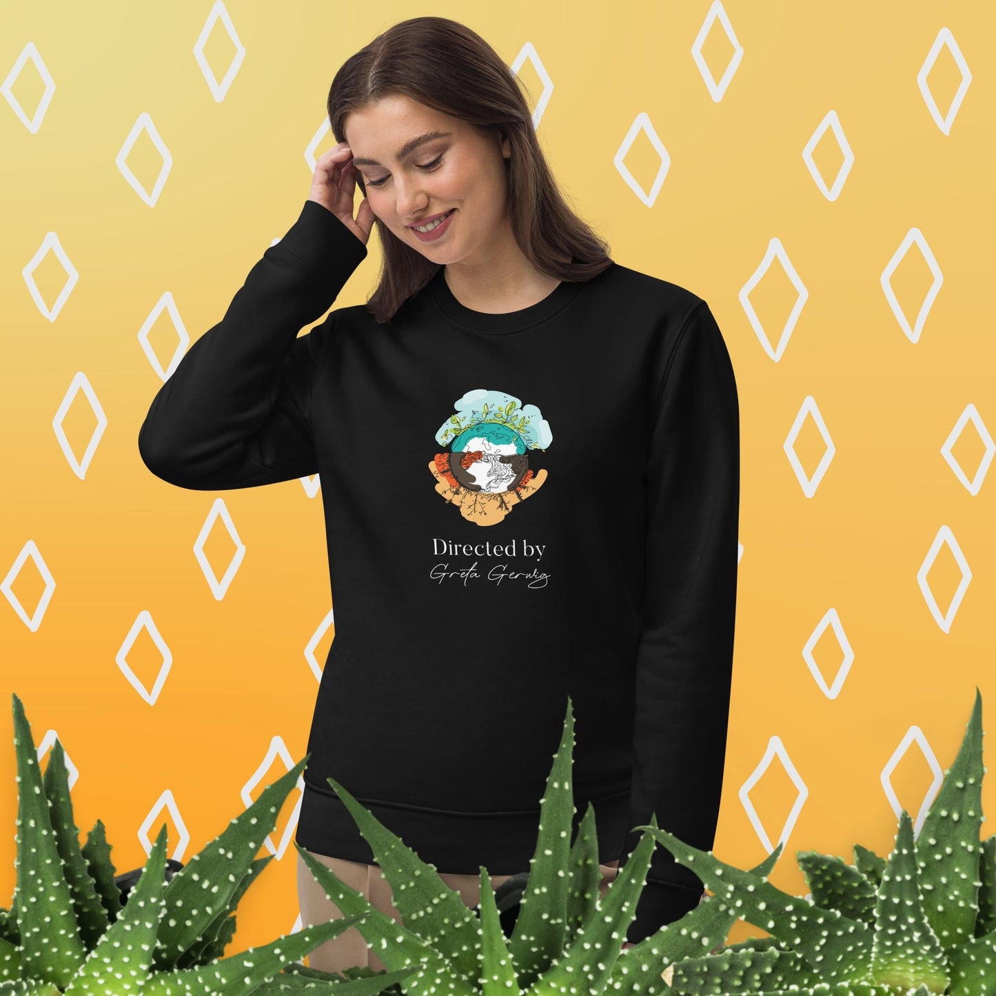 Climate Change 'Directed By Greta Gerwig' Organic Cotton Sweatshirt - Directed by Greta Gerwig