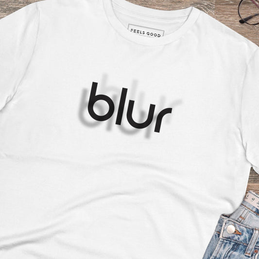 Contemporary 'Blur' Organic Cotton T-shirt - Eco Tee