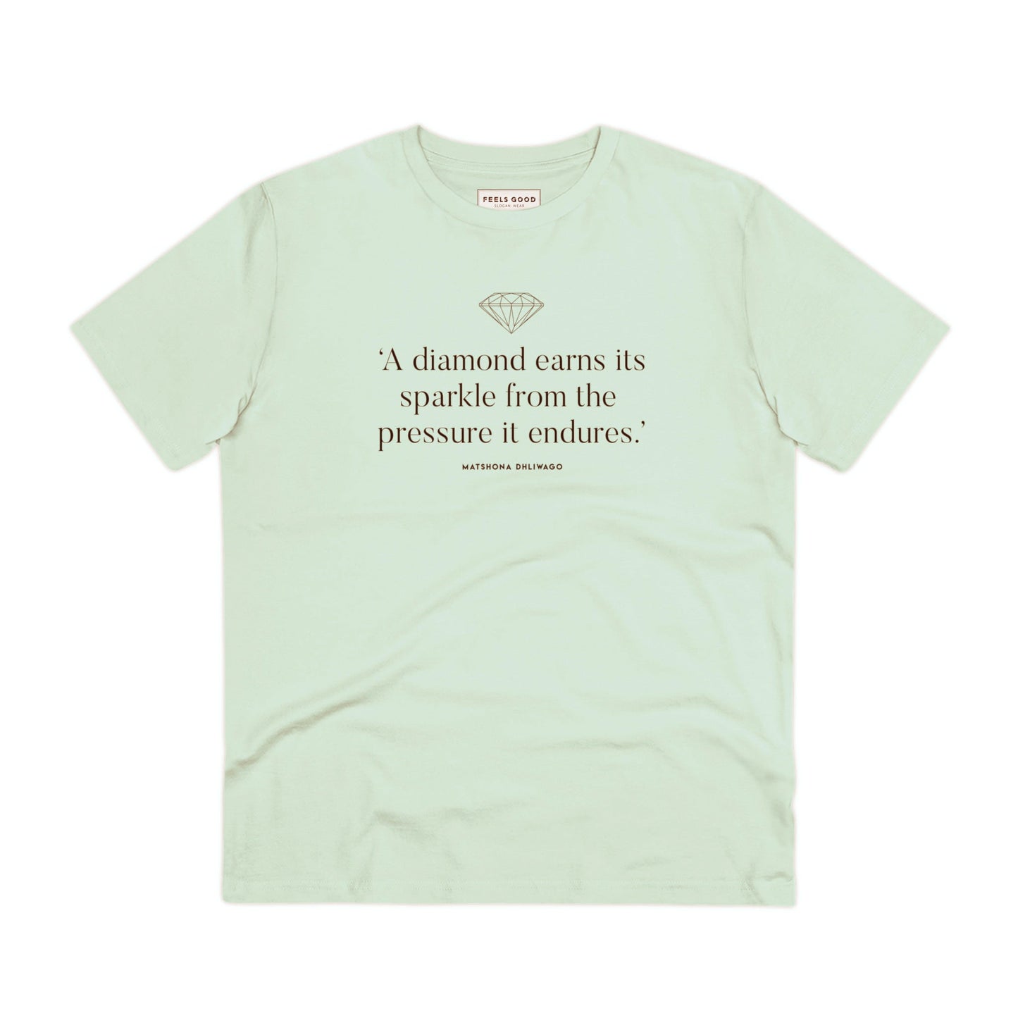 Contemporary 'Diamonds Sparkle' Organic Cotton T-shirt - Diamond Tee