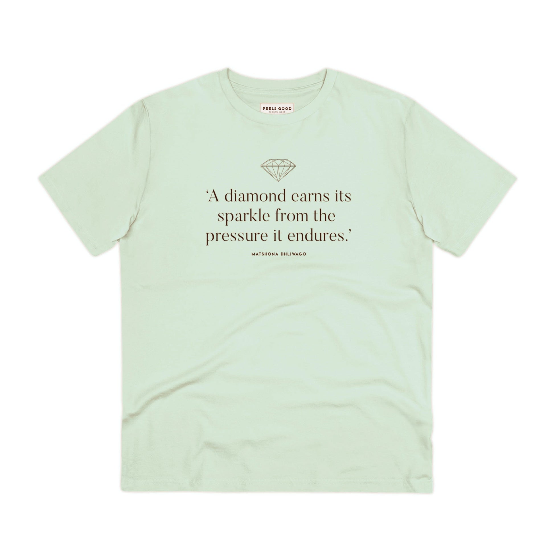 Contemporary 'Diamonds Sparkle' Organic Cotton T-shirt - Diamond Tee