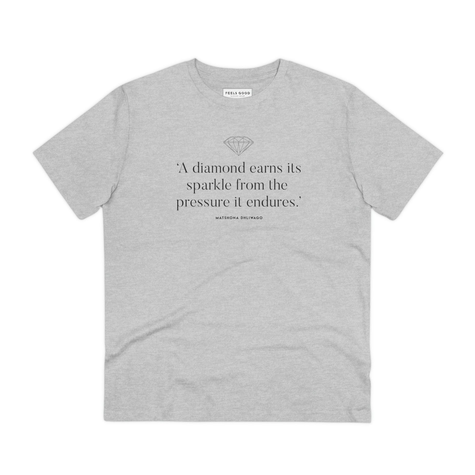 Contemporary 'Diamonds Sparkle' Organic Cotton T-shirt - Diamond Tee