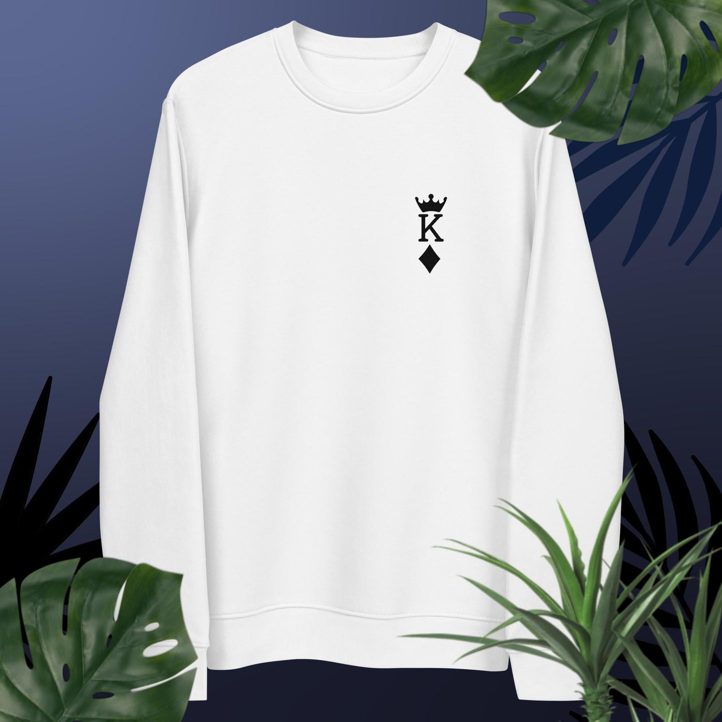 Contemporary 'King Of Diamonds' Organic Cotton Sweatshirt - King Of Diamonds