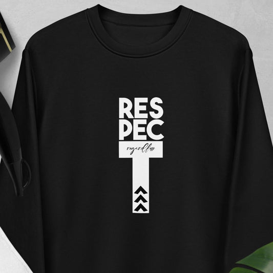 Contemporary 'Respect Regardless' Organic Cotton Sweatshirt - Equality Sweatshirt
