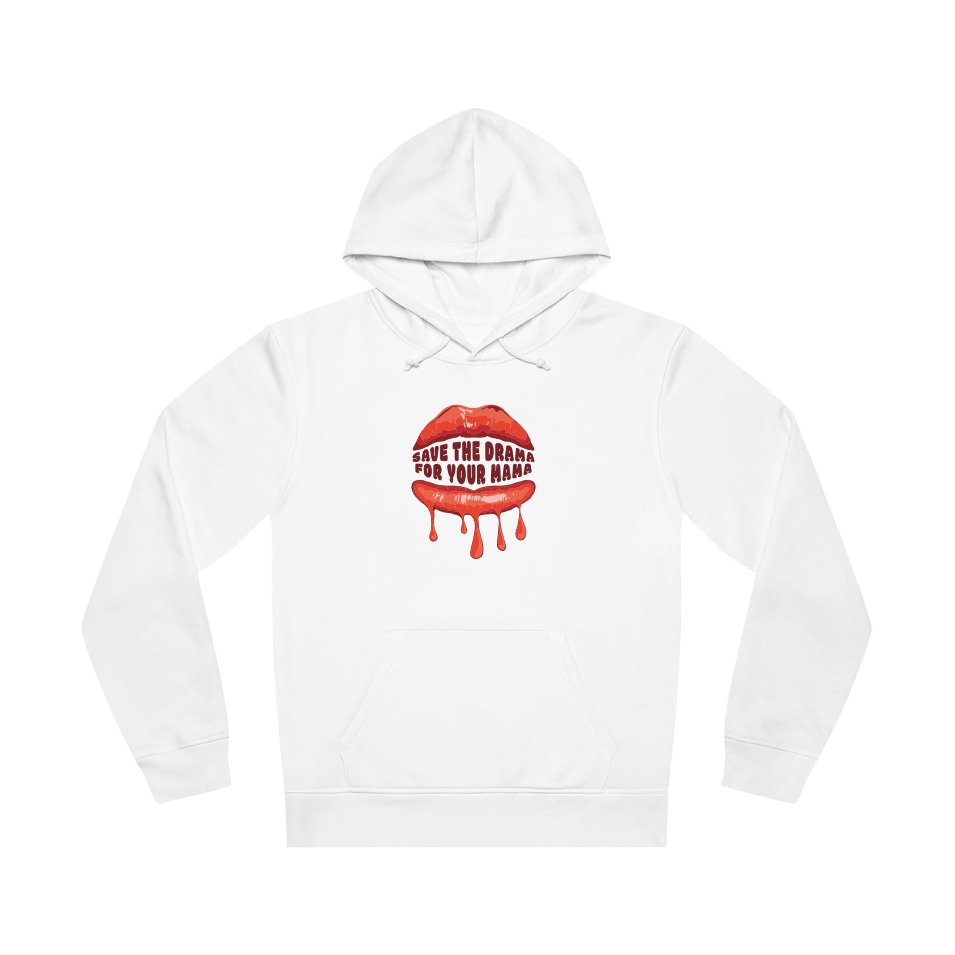 Contemporary 'Save The Drama' Organic Cotton Hoodie - Hoodie Gift