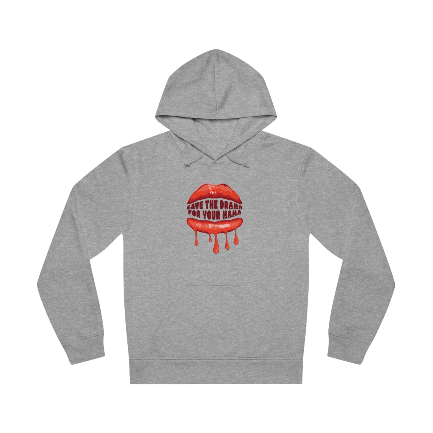 Contemporary 'Save The Drama' Organic Cotton Hoodie - Hoodie Gift