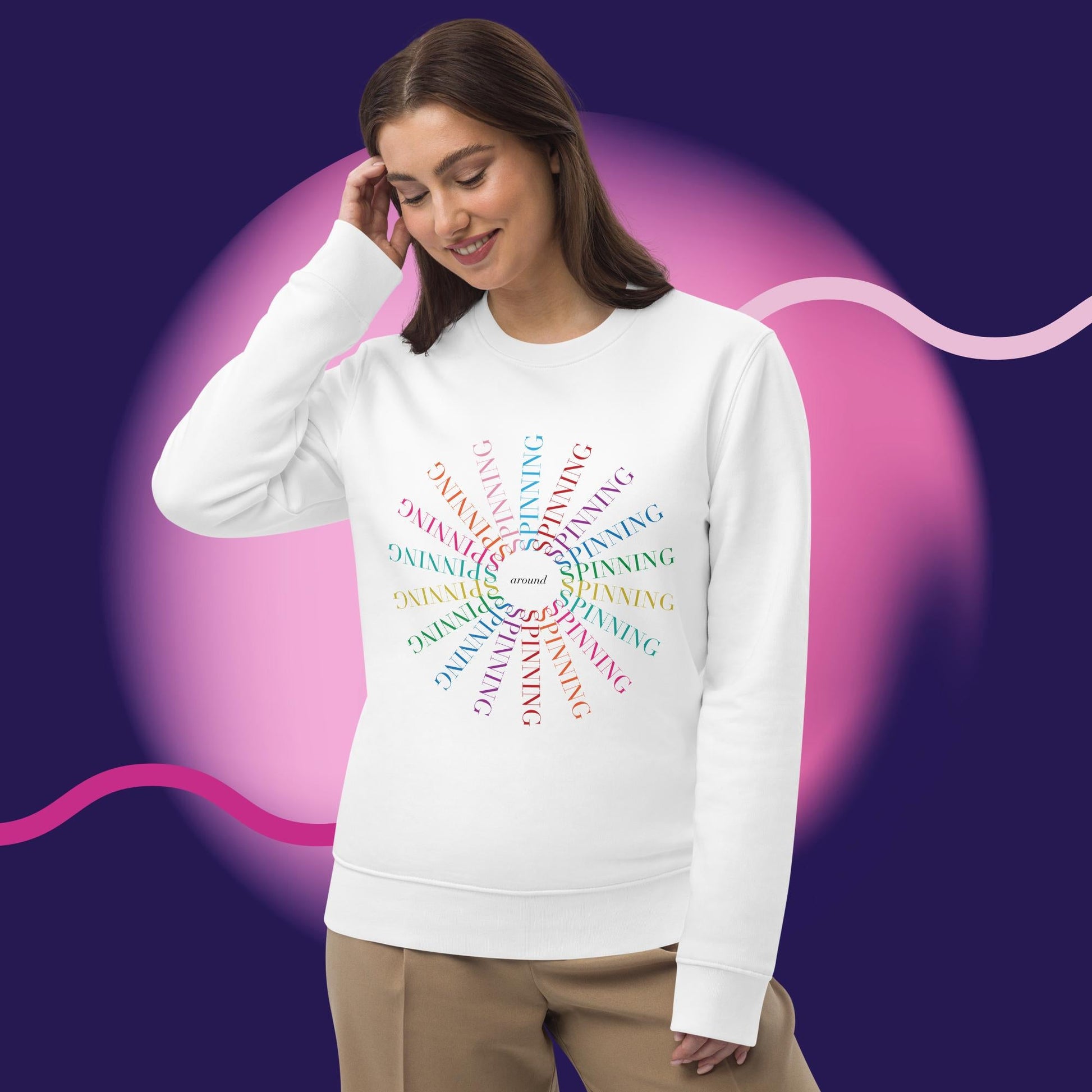Contemporary 'Spinning Around' Kylie Organic Cotton Sweatshirt - Kylie Minogue