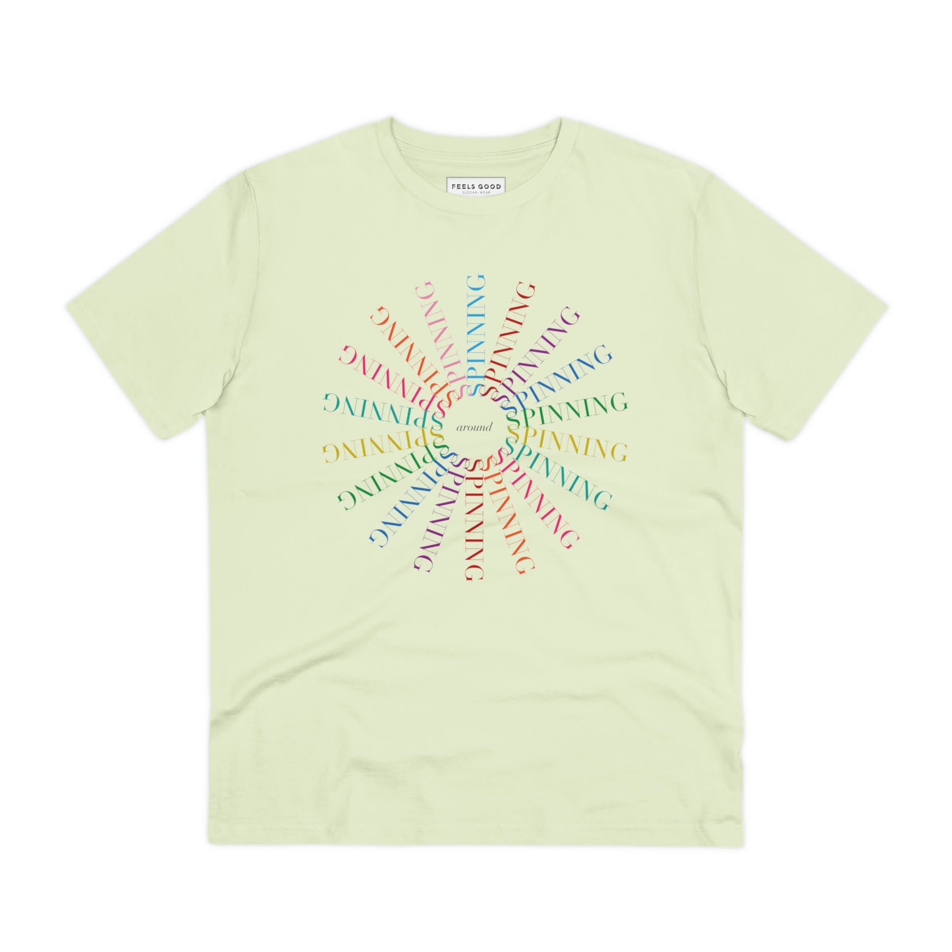 Contemporary 'Spinning Around' Kylie Organic Cotton T-shirt - Fun Tshirt