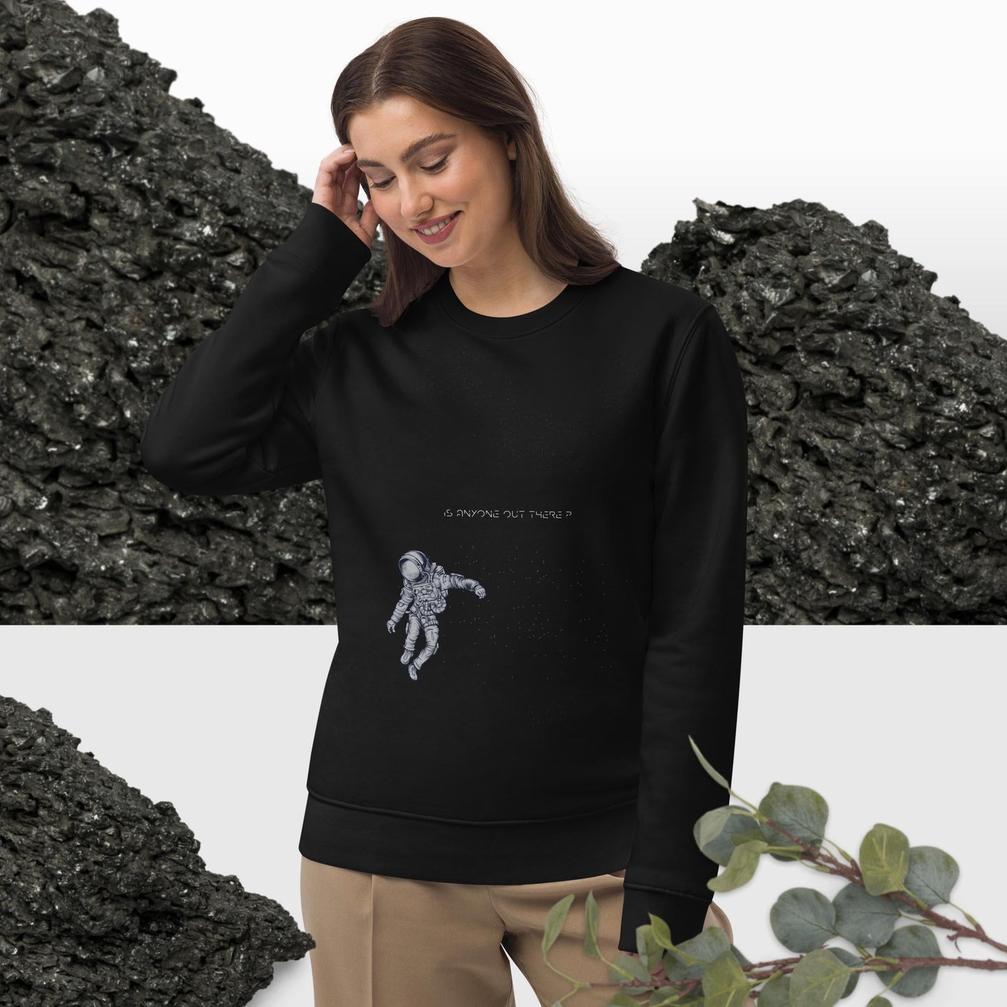 Contemporary 'The Astronaut' Organic Cotton Sweatshirt - Eco Sweatshirt