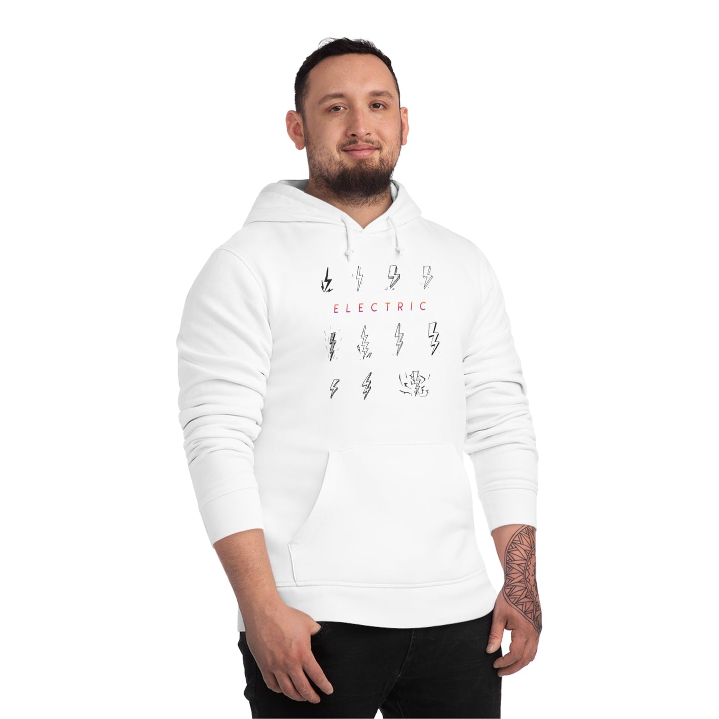 Contemporary 'The Electric Hoodie' Organic Cotton Hoodie - Electric Hoodie