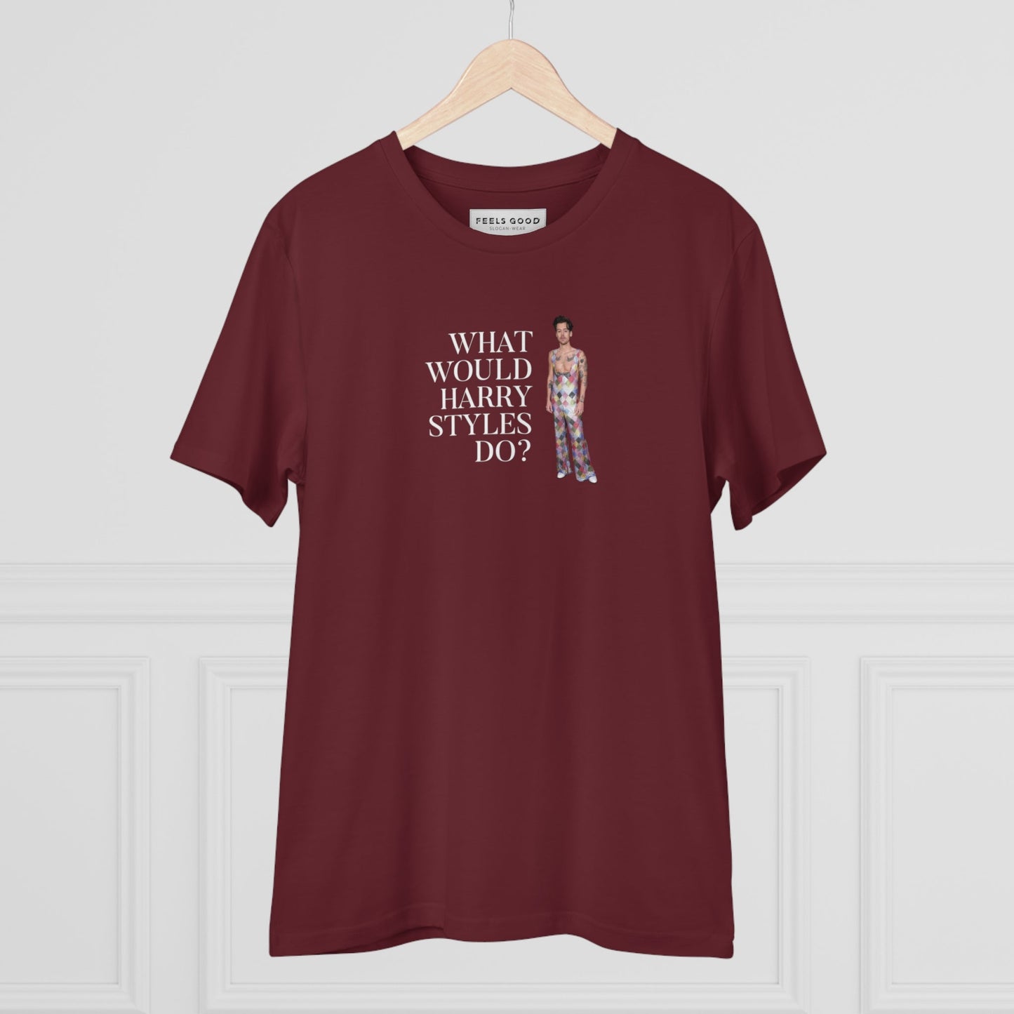 Contemporary 'What Would Harry Styles Do?' Organic Cotton T-shirt - Eco Tshirt