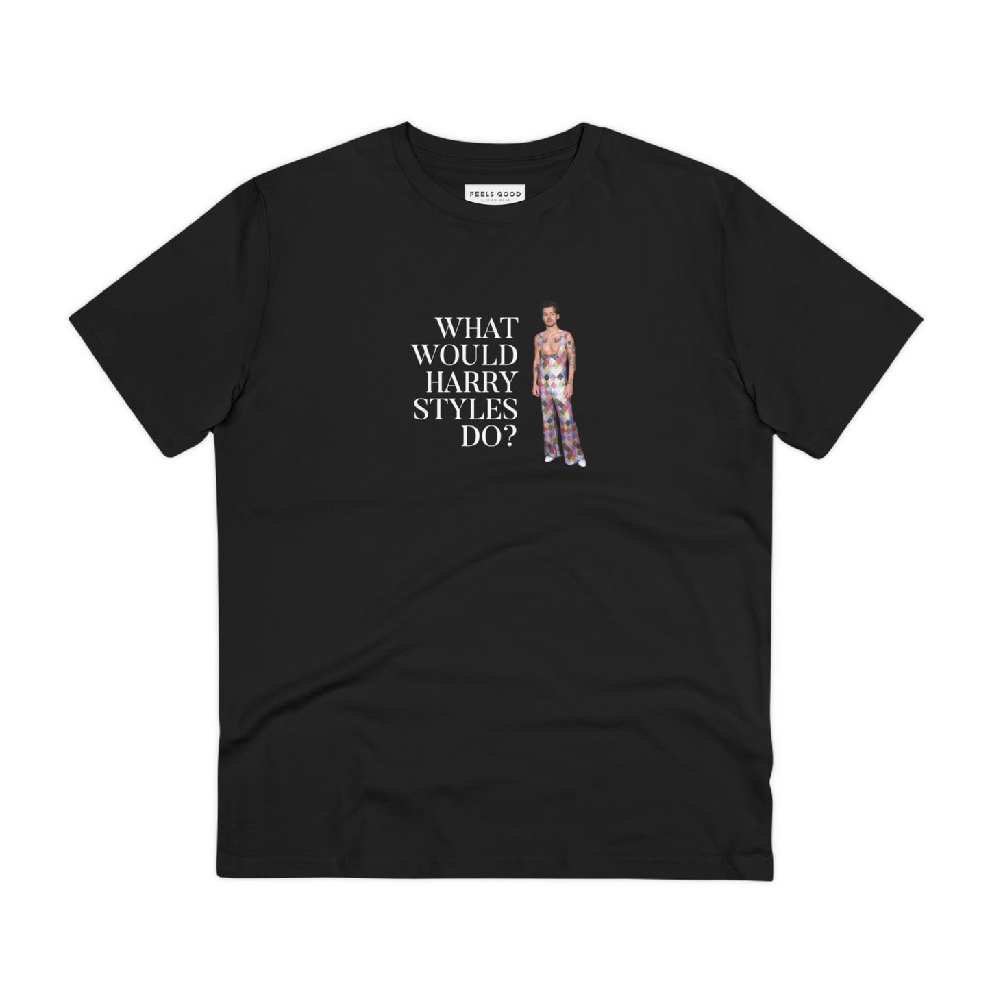 Contemporary 'What Would Harry Styles Do?' Organic Cotton T-shirt - Eco Tshirt