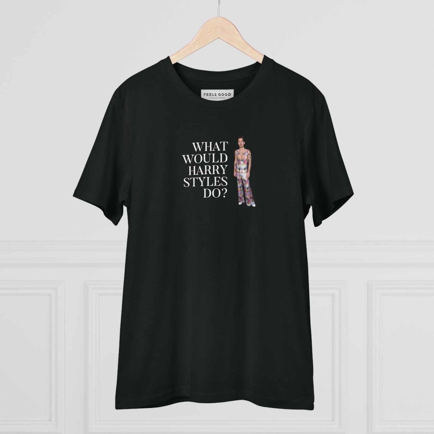 Contemporary 'What Would Harry Styles Do?' Organic Cotton T-shirt - Eco Tshirt