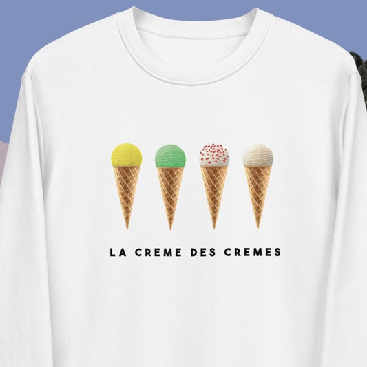 Cycling 'Tour De France' Organic Cotton Sweatshirt - Fun Sweatshirt