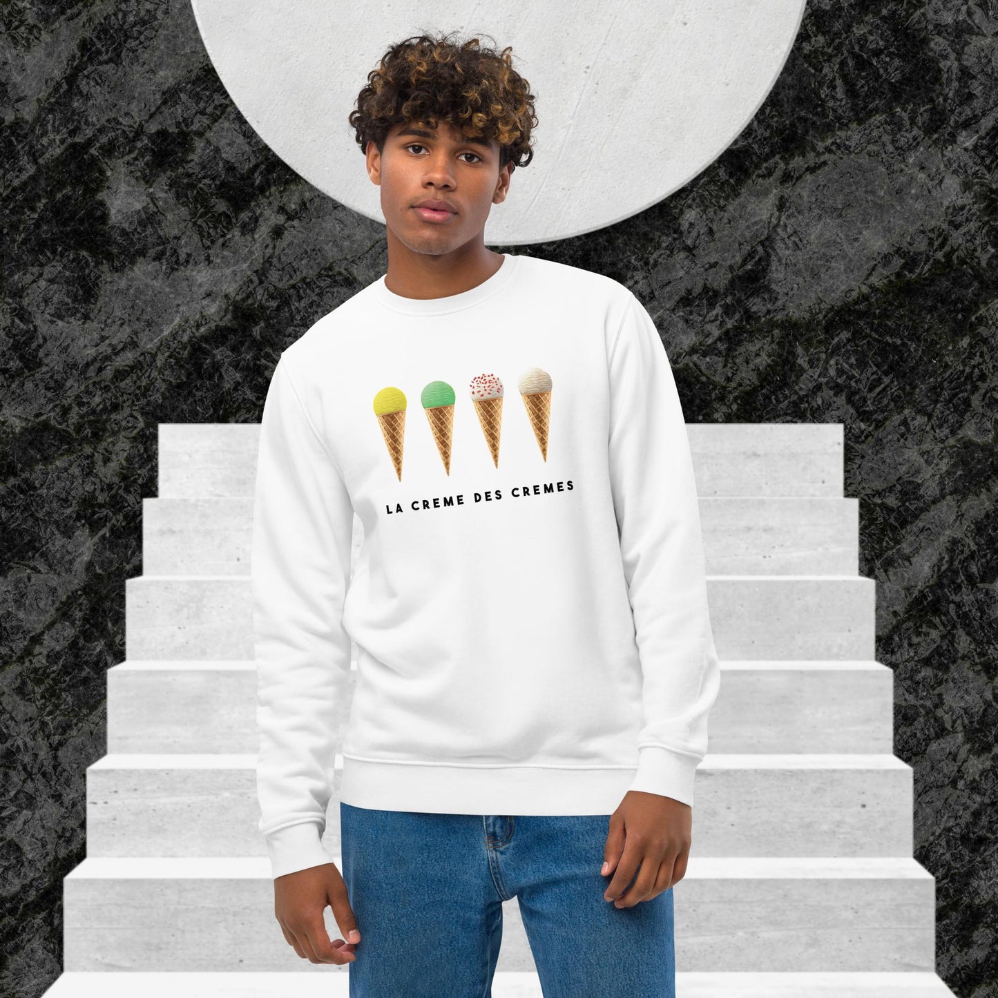 Cycling 'Tour De France' Organic Cotton Sweatshirt - Fun Sweatshirt