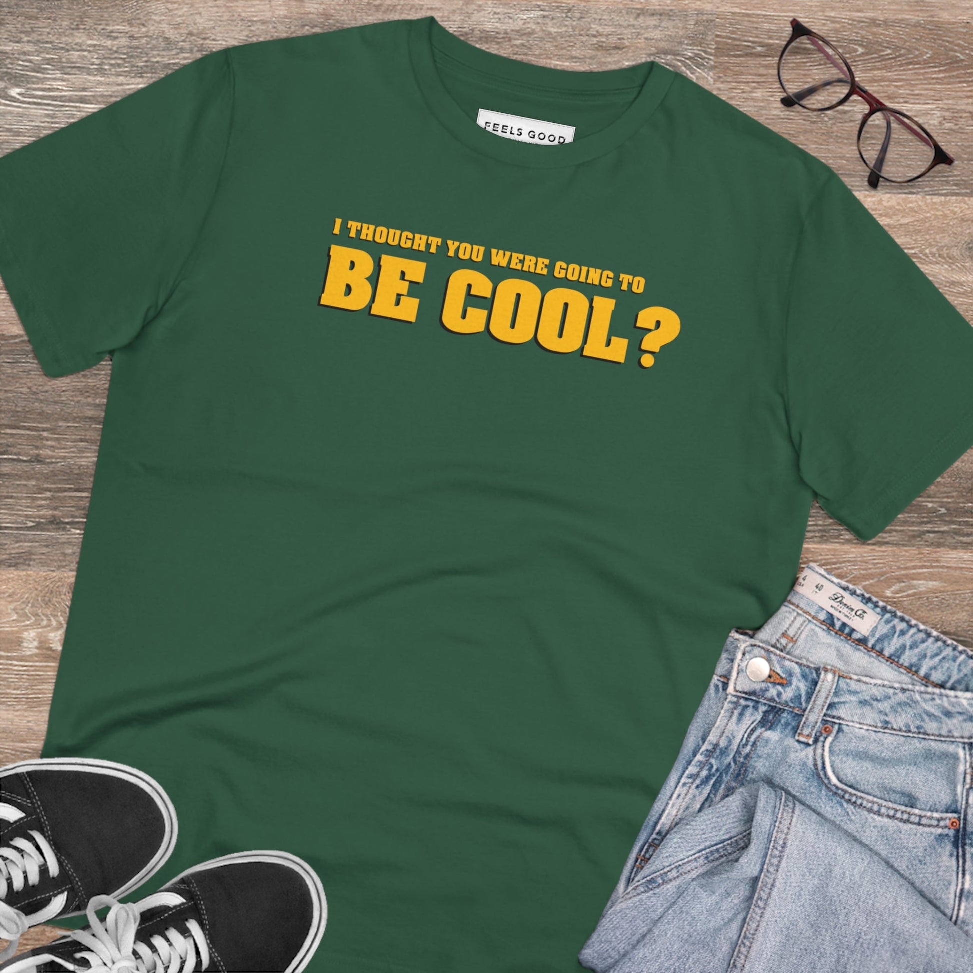 Famous Quotes 'Be Cool' Organic Cotton T-shirt - Pulp Fiction