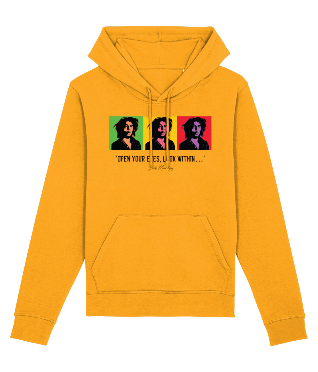 Famous Quotes 'Bob Marley' Organic Cotton Hoodie - Cool Hoodie