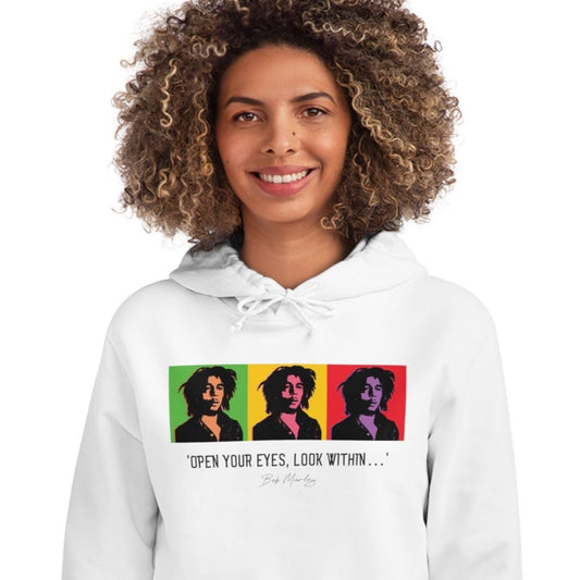 Famous Quotes 'Bob Marley' Organic Cotton Hoodie - Cool Hoodie