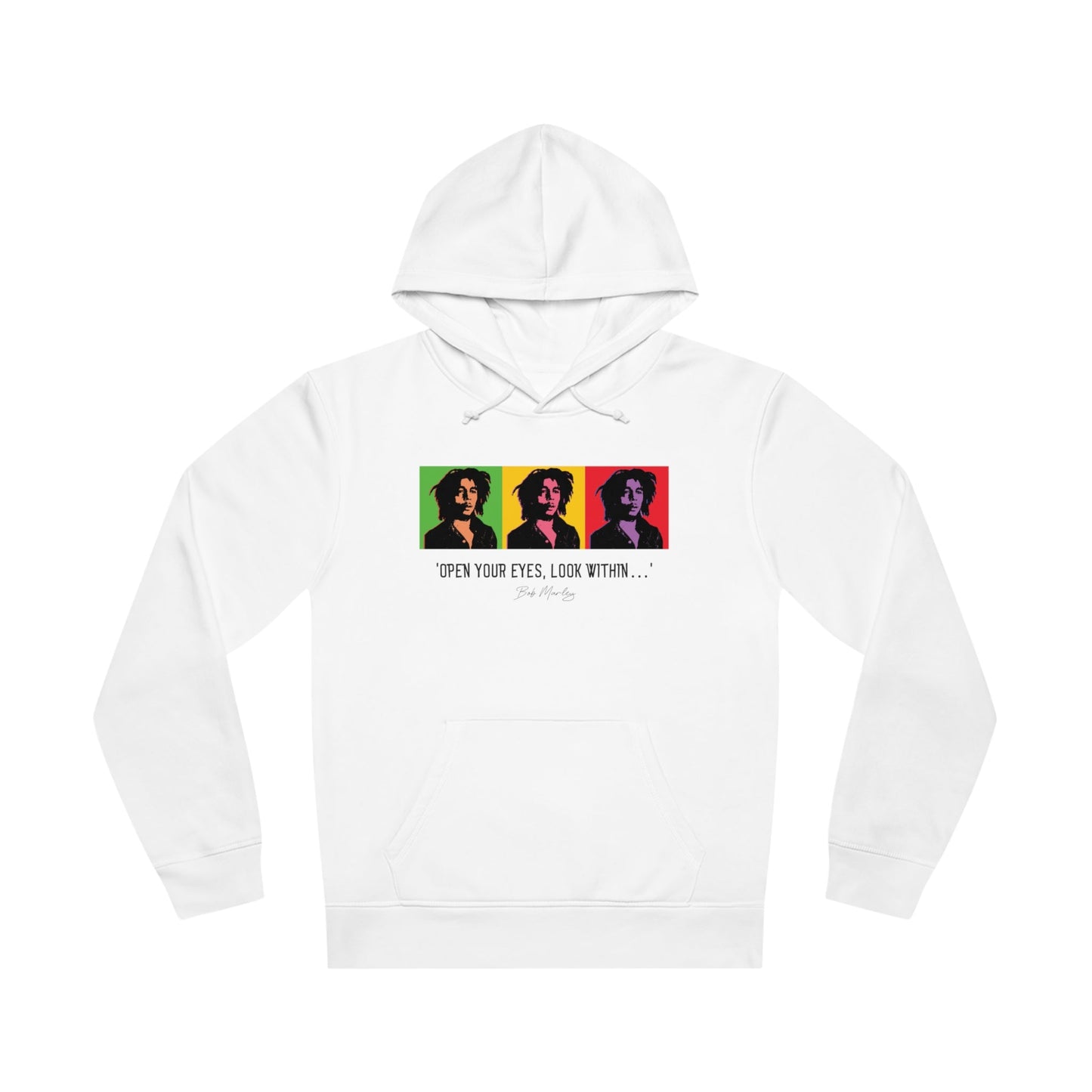 Famous Quotes 'Bob Marley' Organic Cotton Hoodie - Cool Hoodie