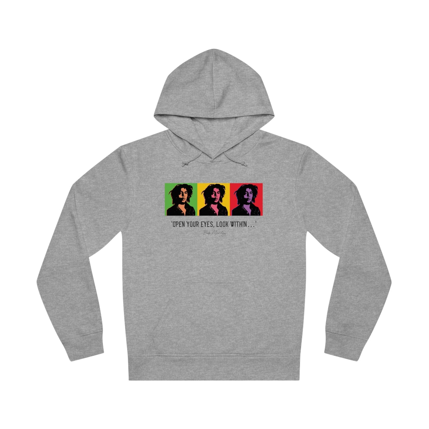 Famous Quotes 'Bob Marley' Organic Cotton Hoodie - Cool Hoodie