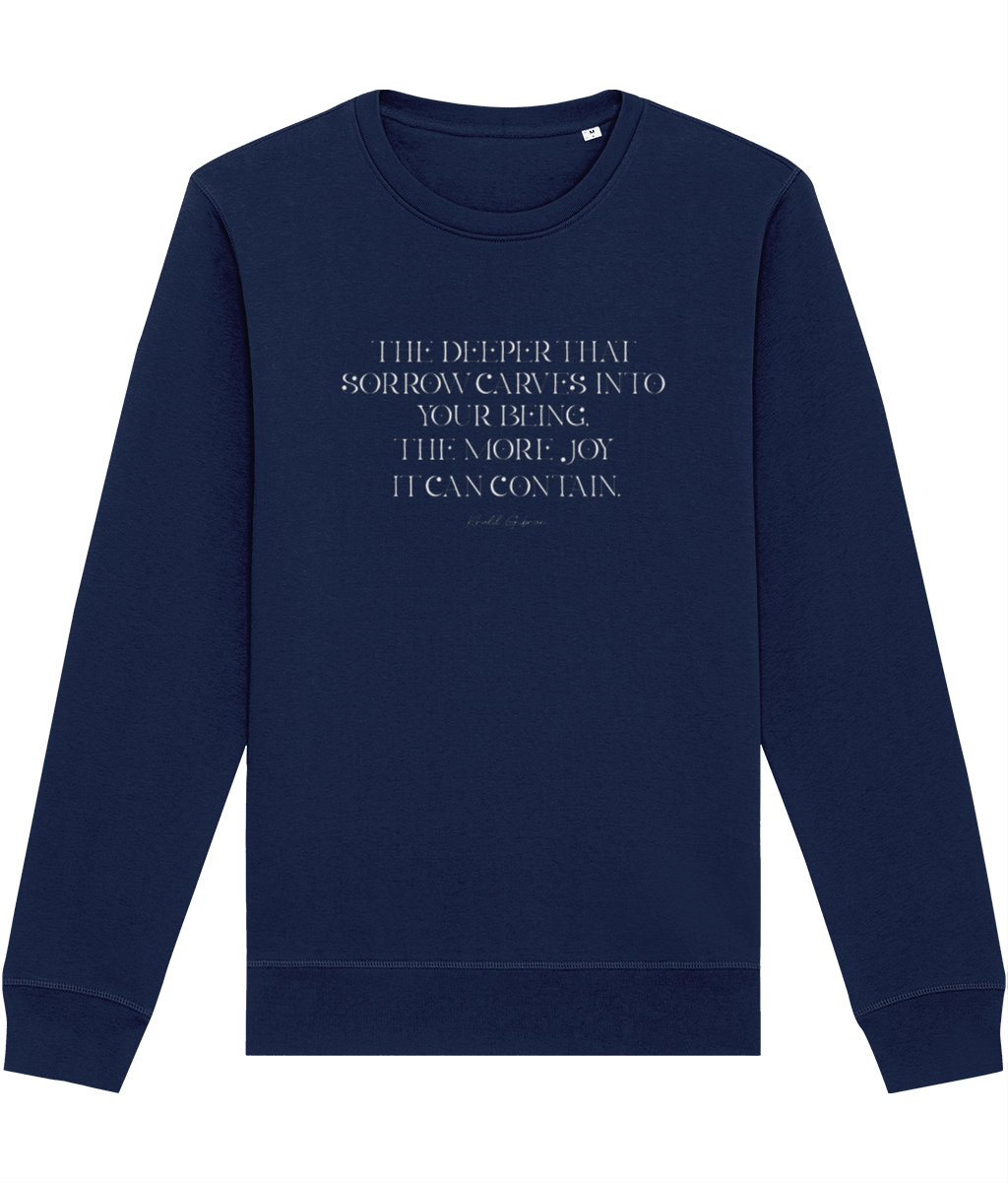 Famous Quotes 'Joy & Pain' Khalil Organic Cotton Sweatshirt - khalil