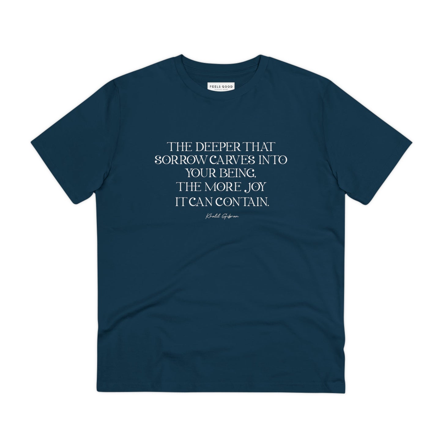 Famous Quotes 'Joy & Pain' Khalil Organic Cotton T-shirt - Famous Quote Tee