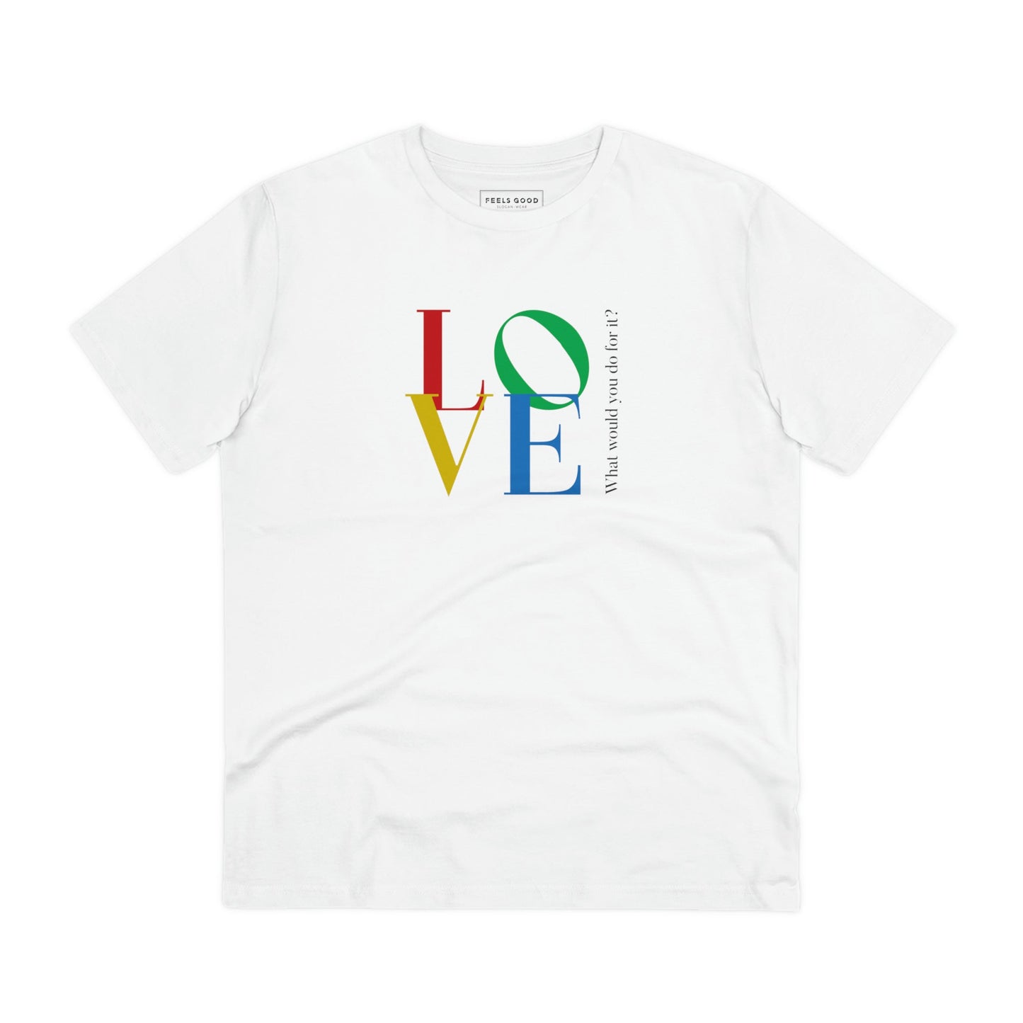 Famous Quotes 'LOVE' Dior Organic Cotton T-shirt - Dior Tshirt