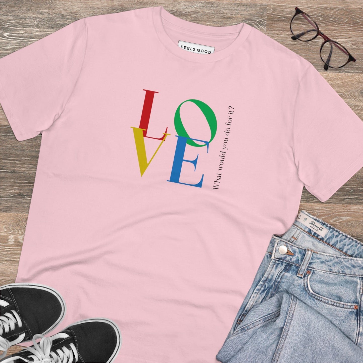 Famous Quotes 'LOVE' Dior Organic Cotton T-shirt - Dior Tshirt