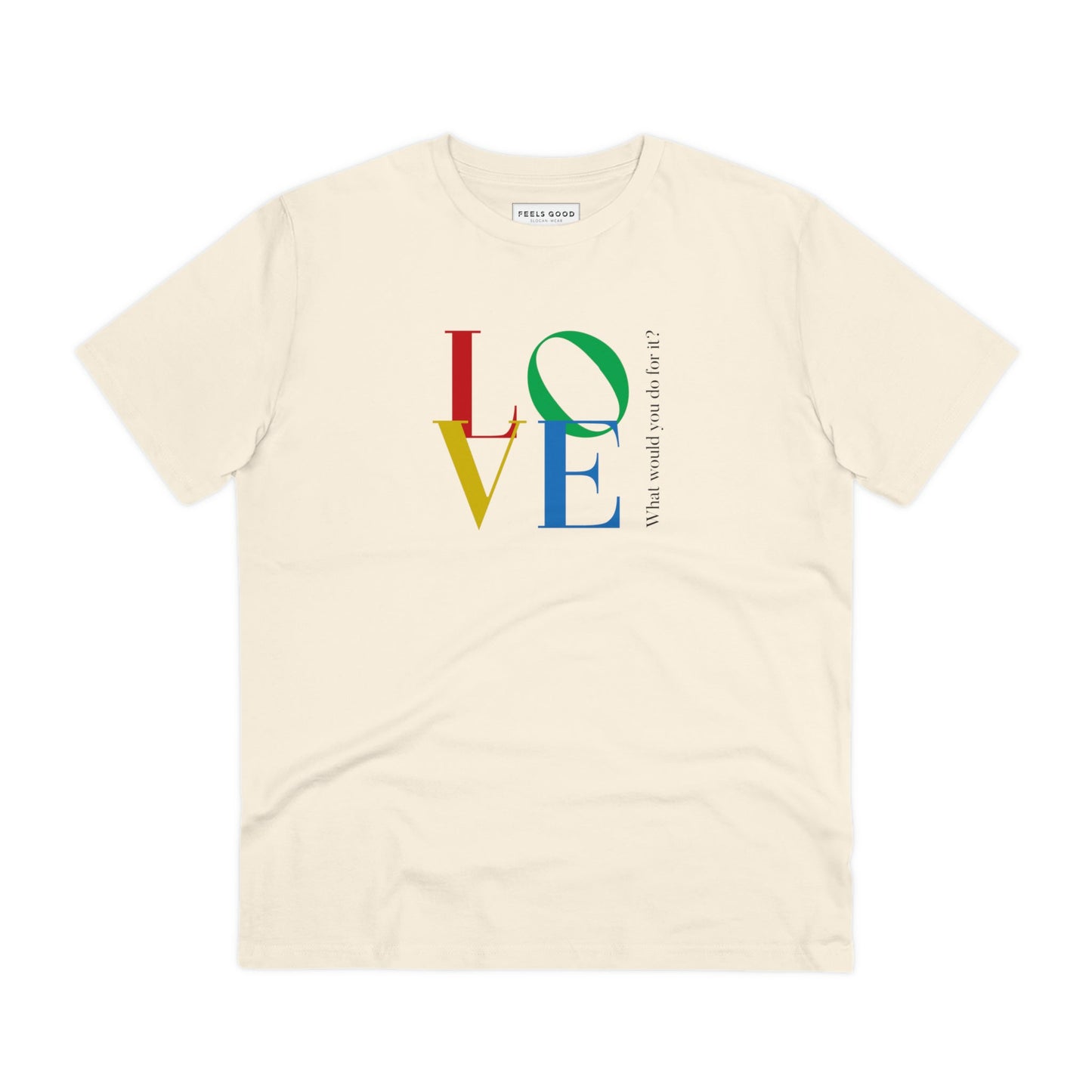 Famous Quotes 'LOVE' Dior Organic Cotton T-shirt - Dior Tshirt