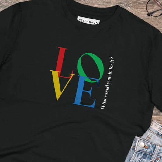 Famous Quotes 'LOVE' Dior Organic Cotton T-shirt - Dior Tshirt