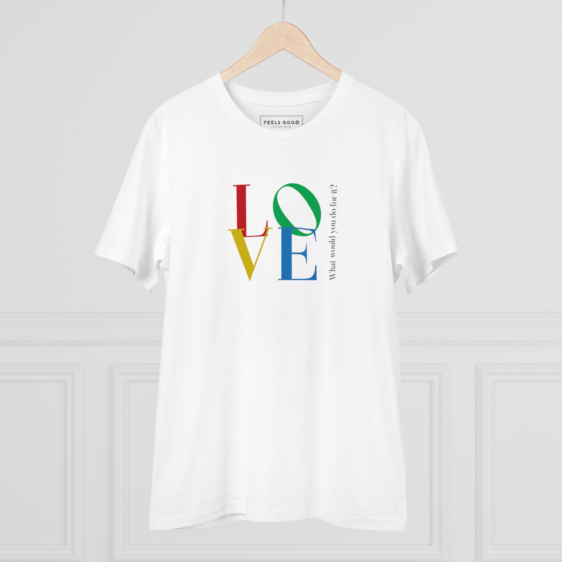 Famous Quotes 'LOVE' Dior Organic Cotton T-shirt - Dior Tshirt