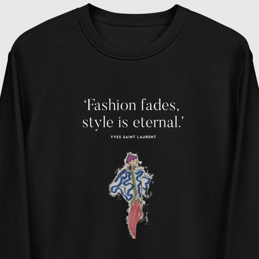 Fashion 'Eternal Style' Saint Laurent Organic Cotton Sweatshirt - Fashion Sweatshirt