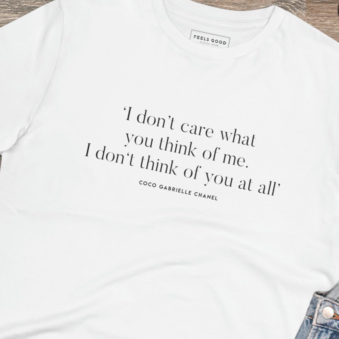 Fashion 'Me, Myself & I' Coco Organic Cotton T-shirt - Coco Tshirt