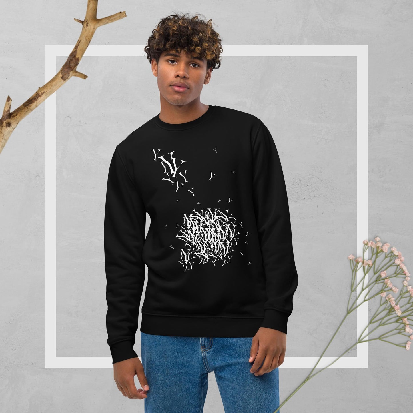 Fashion 'Y' Yohji Organic Cotton Sweatshirt - Positive Sweatshirt