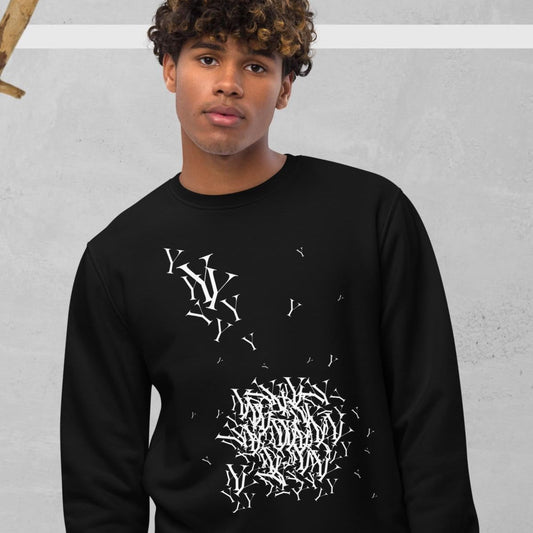 Fashion 'Y' Yohji Organic Cotton Sweatshirt - Positive Sweatshirt
