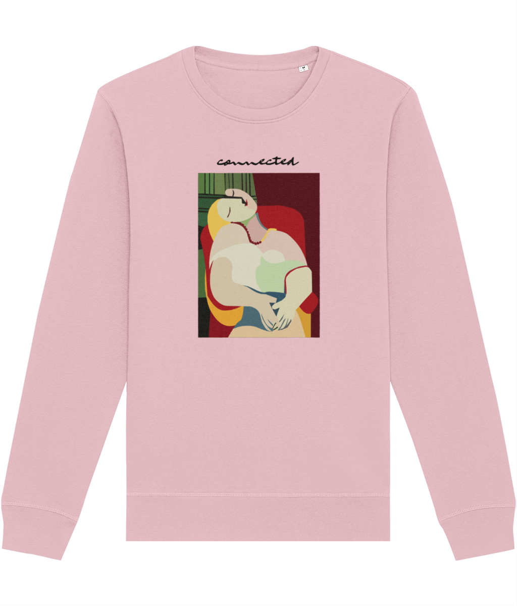 Feminist 'Connected' Organic Cotton Sweatshirt - Equality Sweatshirt