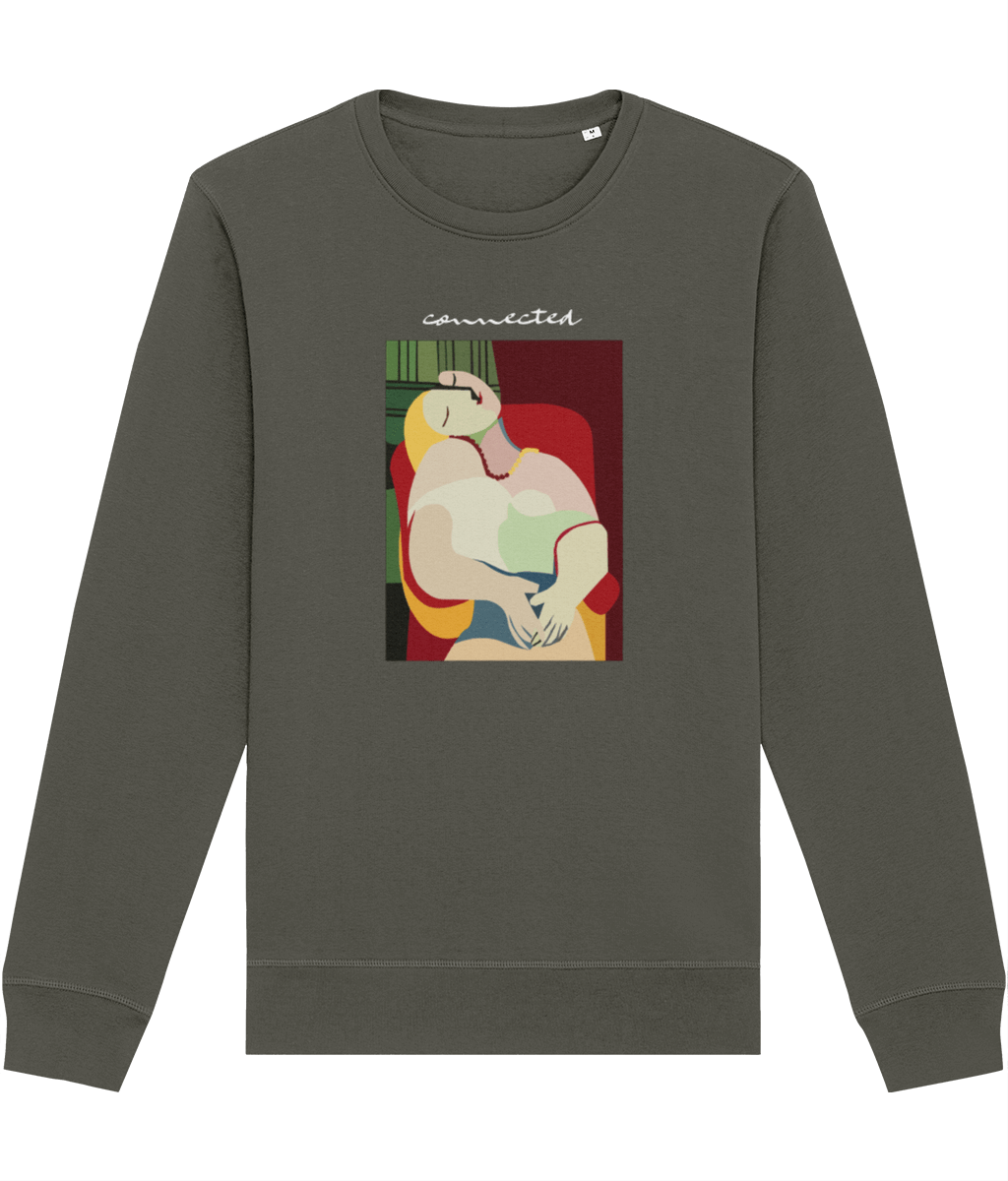 Feminist 'Connected' Organic Cotton Sweatshirt - Equality Sweatshirt