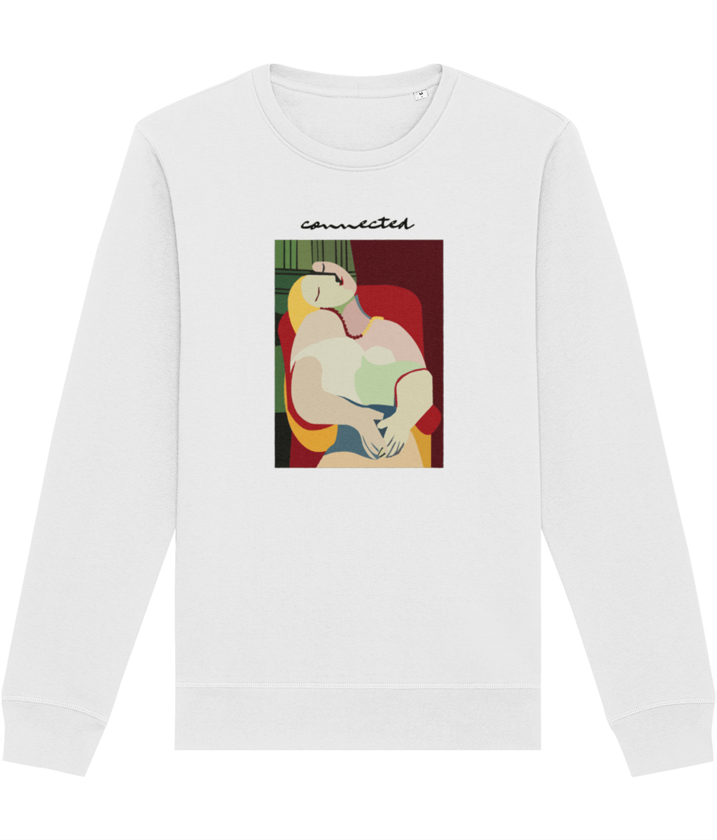 Feminist 'Connected' Organic Cotton Sweatshirt - Equality Sweatshirt