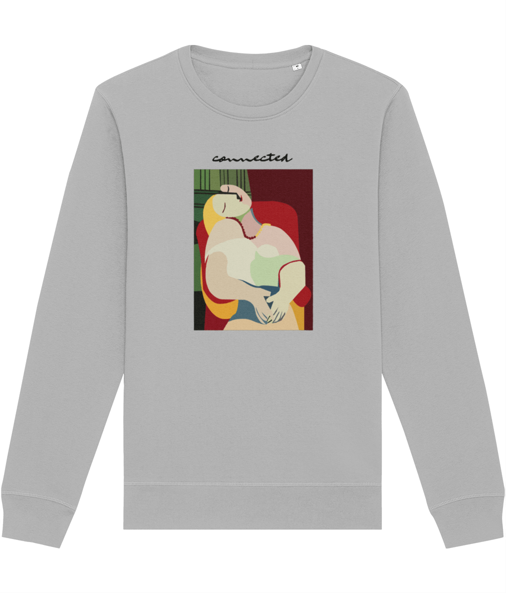 Feminist 'Connected' Organic Cotton Sweatshirt - Equality Sweatshirt